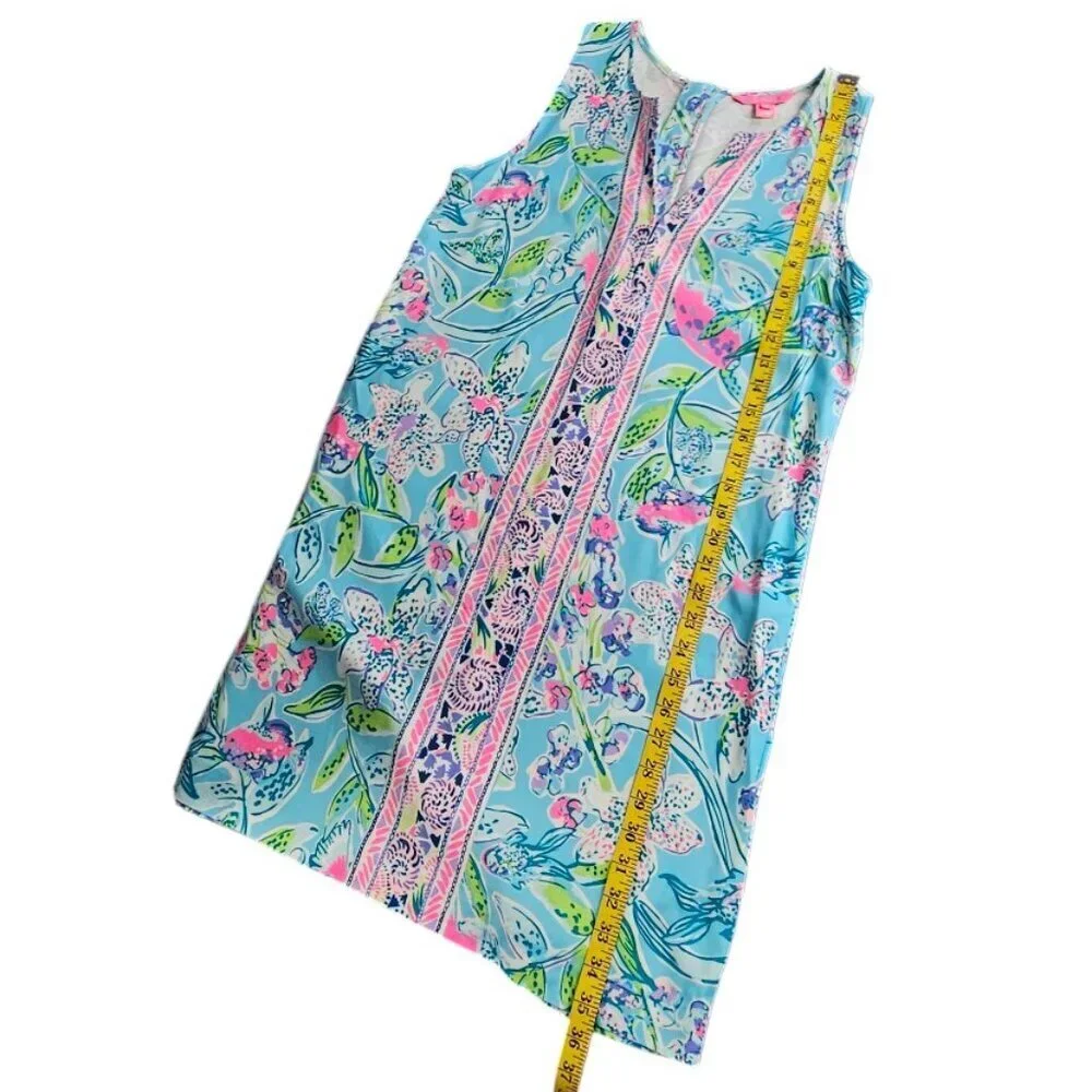 Lilly Pulitzer Kelby Stretch Shift Dress, Multi Colour, Resortwear, Vacation, 10 - Picture 7 of 9